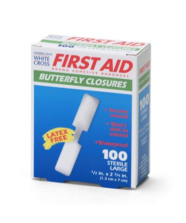 Medique Products 60333 Butterfly Bandage Large 100 Per Box