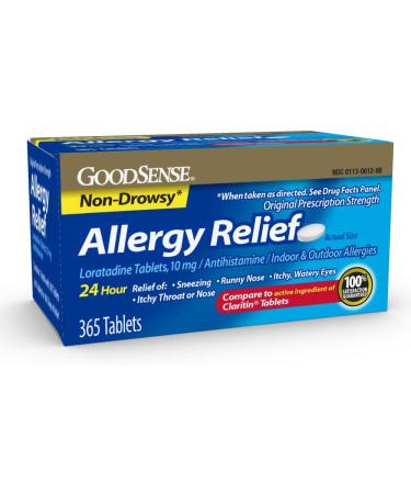 HealthCareAisle Allergy Relief Tablets 180 mg 180 Count and GoodSense Allergy Relief Tablets 10 mg 365 Count Bundle - Buy Online on GoSupps.com