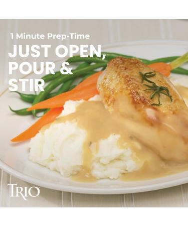 TRIO Chicken Gravy Low Fat Cholesterol Free Instant Gravy Mix 637g - Buy Online on GoSupps.com