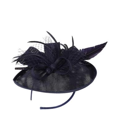 Gogogmee 1pc Mesh Headband Women Headdress Veil Hair Band Female Party Headdress Women Headwear Flower Hair Band Feather Hair Band Hair Band with Veil Party Hair Accessory Female Headband One Size Black