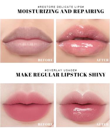 6PCS Roll On Lip Oil Set Clear Lip Gloss Set Shimmer Lip Gloss Moisturizing Colorless Lip Balm Moisturizing Lip Lotion for Dry Lips - Buy Online on GoSupps.com