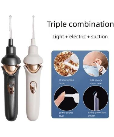 Electric Ear Cleaning Kit - Portable & Water Resistant, USB Rechargeable - White - Buy Online on GoSupps.com
