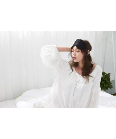 Mission Sweet Pure Mulberry Silk Eye Mask - Black - Buy Online on GoSupps.com