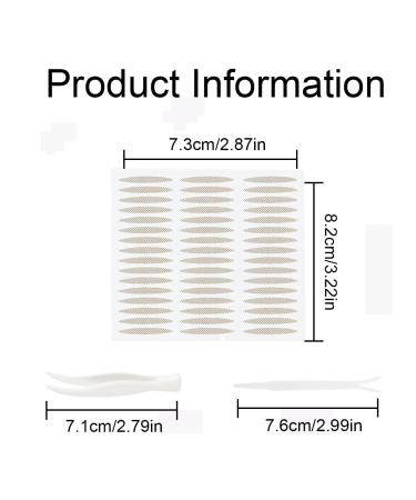 XPEX 480 Pieces Droopy Eyelid Stripes | Double-Sided Invisible Eyelid Tapes for Instant Lift - Buy Online on GoSupps.com