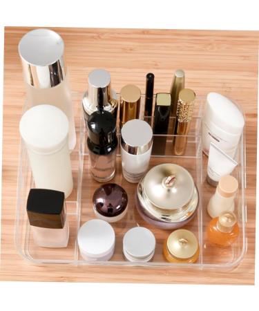 NOLITOY Make Up Brush Holder 3pcs box Stand Lipsticks Makeup Shadow Desktop Eye for Pressed Organizer Blusher Display Acrylic - Buy Online on GoSupps.com