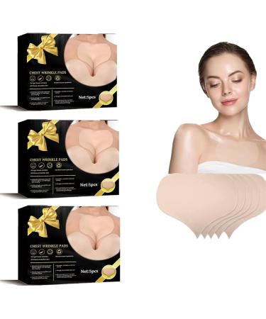 EXQST Anti-Wrinkle Chest Pads, Chest Smoothing Patch, Anti-Wrinkle, Anti-Aging, Collagen, Natural Hydration Chest Lifting Patch