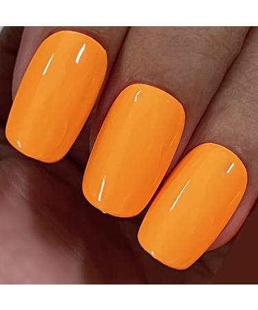Halloween Neon Orange Gel Nail Polish 15 ML | Soak Off, Nail Lamp, Manicure Salon Quality | DIY at Home - Buy Online on GoSupps.com