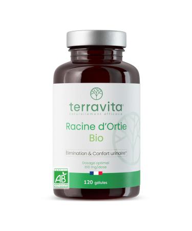 Ortie Bio en G lules | R tention d eau SOPK Chute de Cheveux Prostate | Confort Urinaire et Hormonal | 100% Racines Pures | 120 G lules de 270 mg | Made in France | Terravita