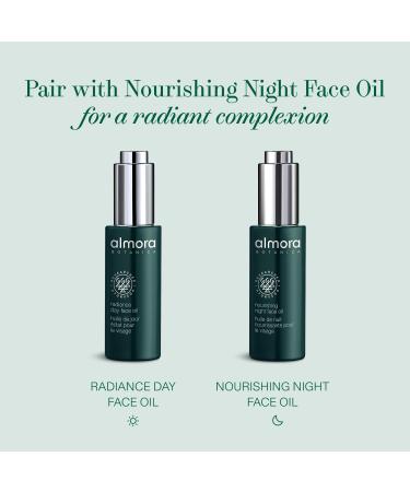 Radiance Day Face Oil 15mL | Hydrating & Brightening Facial Oil for Glowing Skin | Lightweight Non-Greasy Formula with Sunflower Oil & Beta Carotene | Natural Vegan Skincare 0.5 Fl Oz (Pack of 1) - Buy Online on GoSupps.com