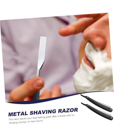Fomiyes Men's Head Shaving Razor - 2 Pack Manual Metal Razors for a Smooth Shave | Barbershop Quality - Buy Online on GoSupps.com