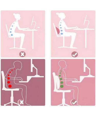 Enhance Comfort: Pink Neck & Back Stretcher Massage Pillows for Lumbar Support & Spine Pain Relief - Buy Online on GoSupps.com