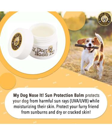 Dog Nose Sun Protection Balm - UVA/UVB Protection (2.75oz) - Buy Online on GoSupps.com
