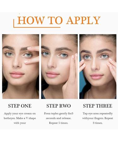 Vitamin C Eye Cream - Brighten Dark Circles Reduce Wrinkles & Tear Bags | International Shipping Available - Buy Online on GoSupps.com