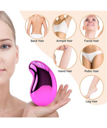 Utring Crystal Hair Eraser - Magic Hair Remover for Women and Men | Hair Removal Tool for Arms, Legs, Back | Fast, Reusable, Washable, Portable Epilator (Red) - Buy Online on GoSupps.com