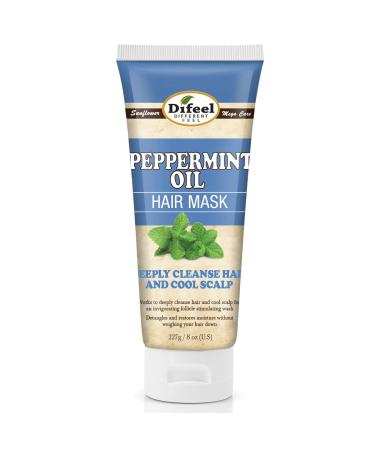 Difeel Peppermint Oil Hair Mask 8 oz. - Deep Conditioning Hair Treatment Mask