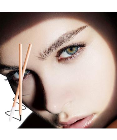 Pousbo Waterproof Wooden Eyebrow Pencil - 2023 New Non-Smudging Formula | Long Lasting & Sweat Proof (2 Pcs) - Buy Online on GoSupps.com