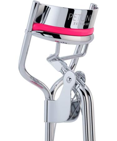 Satin Pouch Silicone Eyelash Curler for Dramatic Long Lasting Curls - No Pinching, Straight Flat Lashes Friendly - Buy Online on GoSupps.com