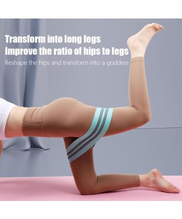 Hip Resistance Band - High Elasticity Workout Bands for Glutes | Ideal for Women & Girls | Perfect for Gym Camping & Dorm - Light Blue - Buy Online on GoSupps.com