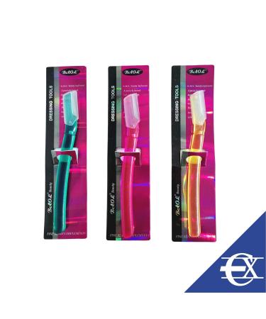 EuroXanty Eyebrow Remover | Facial Razor for Men & Women | Yellow Eyebrow Shaver & Profiles | Precision Grooming Tool - Buy Online on GoSupps.com
