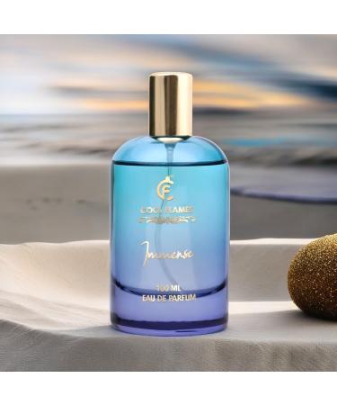 Cool Flames Luxury Immense Unisex Eau De Parfum with Lemon Lily of the Valley Saffron Cedar & Sandalwood Premium Long Lasting Citrus & Spicy Fragrance Scent Perfume for Men & Women 100 ML - Buy Online on GoSupps.com