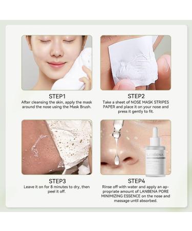 LANBENA Pore Strips - 100pcs Blackhead Remover Nose Strips Effective Facial Mask for Clear Skin (50g/1.76 Oz - Buy Online on GoSupps.com