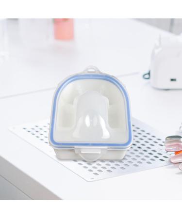 Perfeclan Professional Nail Soaking Bowl Soaker Tray Keep Warm Nail Art Tool Gel Nail Polish Remover for Nail Home Use Blue - Buy Online on GoSupps.com