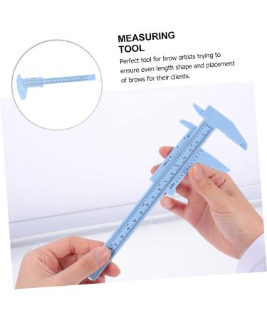 Hemoton 2pcs Eyebrow Ruler Eyebrow Measuring Ruler Eyebrow Tools Calipers Miss Plastic Measuring Instrument - Buy Online on GoSupps.com