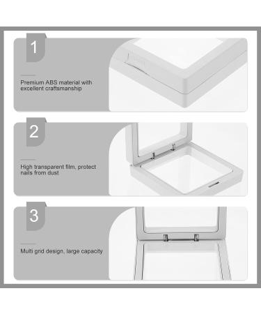 Lurrose 3Pcs Nail Art Storage Box Set - Jewelry Tablets & Empty Nail Tips Container for Ultimate Nail Decoration Organization - Buy Online on GoSupps.com