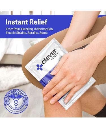 Instant Cold Pack - Disposable Ice Packs for Injuries, Swelling, Muscle Strains | Cold Therapy for First Aid Kit, Athletes - 5x7 Inches 6 Pack - Buy Online on GoSupps.com