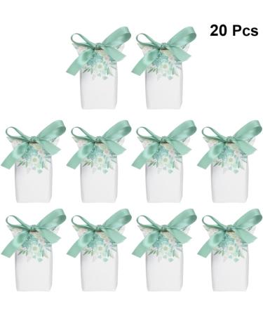 BUTIFULSIC Peppermints Candy 20pcs Wedding Candy Case Wedding Supplies Paper Happy Candy 1 count (Pack of 1) Green - Buy Online on GoSupps.com