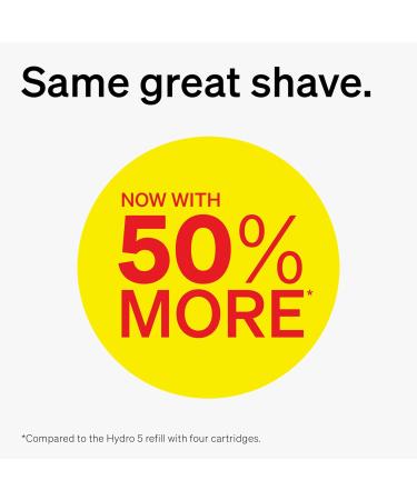 Schick Hydro Dry Skin Razor Refills | 6ct Razor Blade Refill for Men | Best 5 Blade Shaving Blades - Buy Online on GoSupps.com