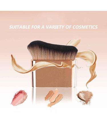 Siren Brush - Pro Foundation Brush for Liquid Makeup & Flawless Powder Cosmetics | Rose Gold Body Brush (1 pc) - International Shipping Available - Buy Online on GoSupps.com