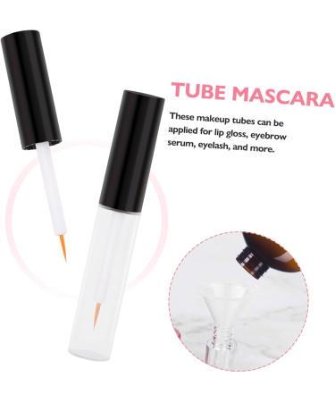 FOMIYES 3 Sets Mascara Wands Eyelash Wands Clear Lash Mascara Lash Containers Mini Containers Plastic Black Blackx3pcs 8.2x1.4cmx3pcs - Buy Online on GoSupps.com