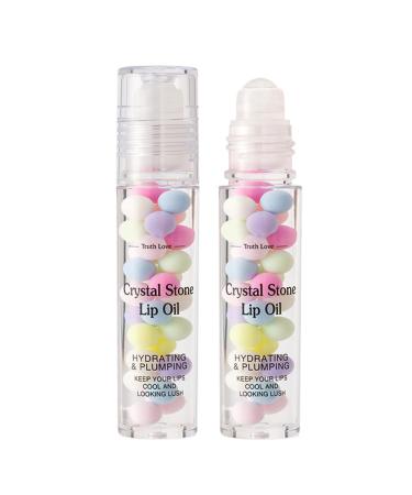 Generisch Roll-on lip oil for women long-lasting lip balm - Plumping moisturizing hydrating non-sticky lip care oil