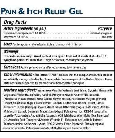MagniLife Pain and Itch After Shingles Gel - 1.8oz | Natural Relief with Jasmine and Mezereon - Buy Online on GoSupps.com