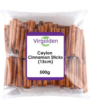 Ceylon Cinnamon Sticks (15cm) 500g by Virgolden