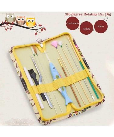 KouRy Portable 11pcs Ear Wax Remover Decompression Ear Massager Ear-Pick Tools Ear Care Kit (Color : B) - Buy Online on GoSupps.com