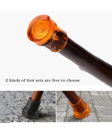 Solid Wooden Walking Cane Wood Canes Walkers for seniors Durable Mahogany Carved Walking Stick Cane Wood Carving Leading A Walking Stick for The Elderly Wooden Practical Old Man Gifts rollator walker  - Buy Online on GoSupps.com