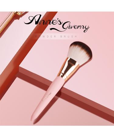 Giverny Kabuki Large Bronzer Brush - Pink | Anne's Makeup Brush for Loose Powder & Blush - Buy Online on GoSupps.com