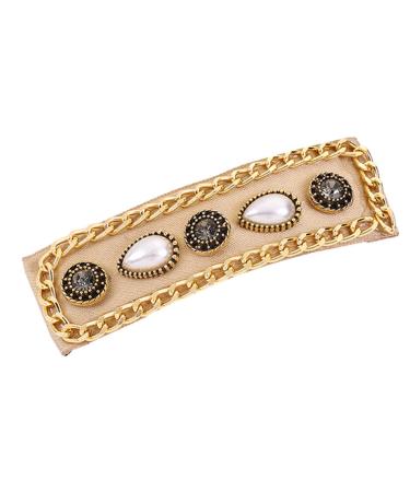 Gold hair clip for girls and Easter vintage gold hair clips for women