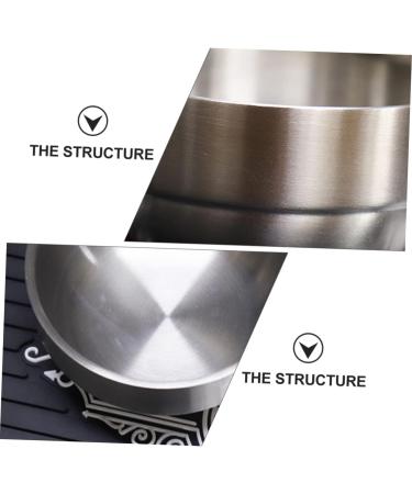 Lalafina Foam Dishwasher Mixing Bowl | Rustproof Steel Facial Cleaning Cup | 9x9x4.9cm Shaving Shell for Men | Ideal Hairdressing Accessory - Buy Online on GoSupps.com