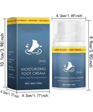 Foot Lotion Moisturizing Heel Cream - Nourishing and Softening for Athletes Seniors Women and Men - Buy Online on GoSupps.com