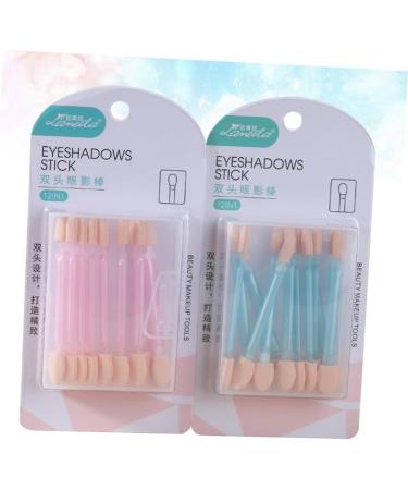 NOLITOY 24pcs Eyeshadow Brush Eye Shadow Makeup Eye Sponge Brush Eyeshadow Applicator Miss Stick Earth Tones - Buy Online on GoSupps.com