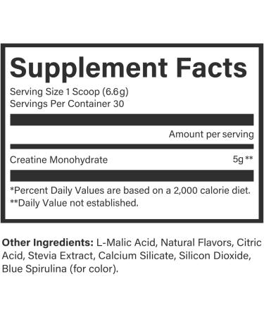 Beam Creatine Powder Third Party Tested Micronized Creatine Monohydrate Supplement Creatine for Women and Men Muscle Strength Recovery Health and Wellness Gift 30 Servings Blue Raspberry Blue Raspberry 30 Servings - Buy Online on GoSupps.com