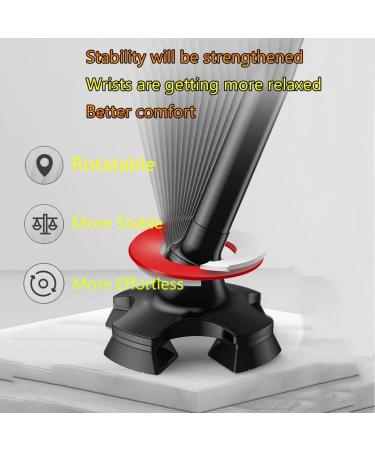Forearm Crutches Ergonomic Handles Comfortable Grip and Wear-Resistant Non-Slip Walking Cane for Elderly LED Lights Height Adjustable Balanced Walker Selfless dedication - Buy Online on GoSupps.com
