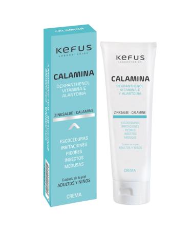 KEFUS Cr me Calamine Dexpanth nol avec Allanto ne et Vitamine E - Anti-D mangeaisons Piq res Moustiques & Anti-Frottements Sport - Astringente pr vient et soulage les irritations cutan es. 75 g.