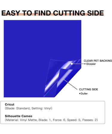 HTVRONT Vinyl for Cricut - 65 Pack Permanent Adhesive Sheets Set with Transfer Tape - Party Decoration, Craft Cutter, Car Decal - Multicolored - Buy Online on GoSupps.com