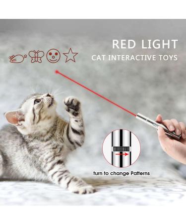 USB Rechargeable Cat Laser Pointer Toy for Interactive Indoor Play - Red Laser Pen for Cats and Dogs - Buy Online on GoSupps.com