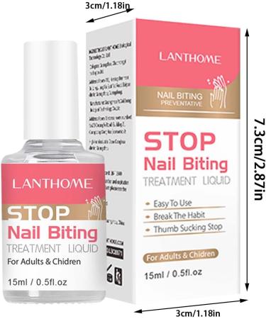  Tebinzi 2 Pcs Liquianti Nail Bitter Safe Bitter Taste Nail Lotion and 15ml Finger Nail Guard Polish Scientific Thumb Sucking Stopper Multi-Purpose Nail Polish Tebinzi - Buy Online on GoSupps.com
