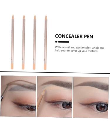 NOLITOY 4pcs Concealer Pen Concealer Stick Makeup Concealer Highlighter Stick Dark Circle Concealer Wooden 1 g (Pack of 1) Ivory - Buy Online on GoSupps.com
